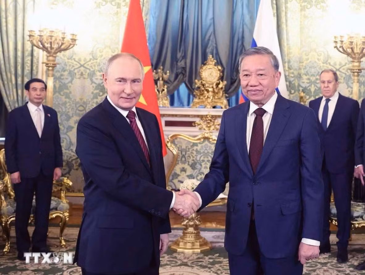 Tổng Bí thư Tô Lâm hội đàm với Tổng thống Nga Vladimir Putin -0
