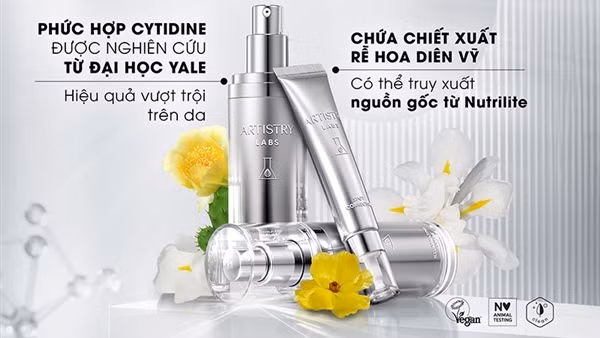 Amway Việt Nam ra mắt bộ giải pháp làm mờ đốm nâu lão hóa Artistry Labs Illuminating System