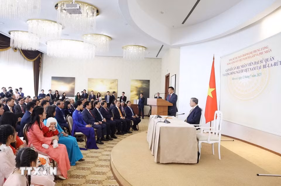 Tổng Bí thư Tô Lâm: Xây dựng cộng đồng người Việt Nam tại Belarus đoàn kết, phát triển -0