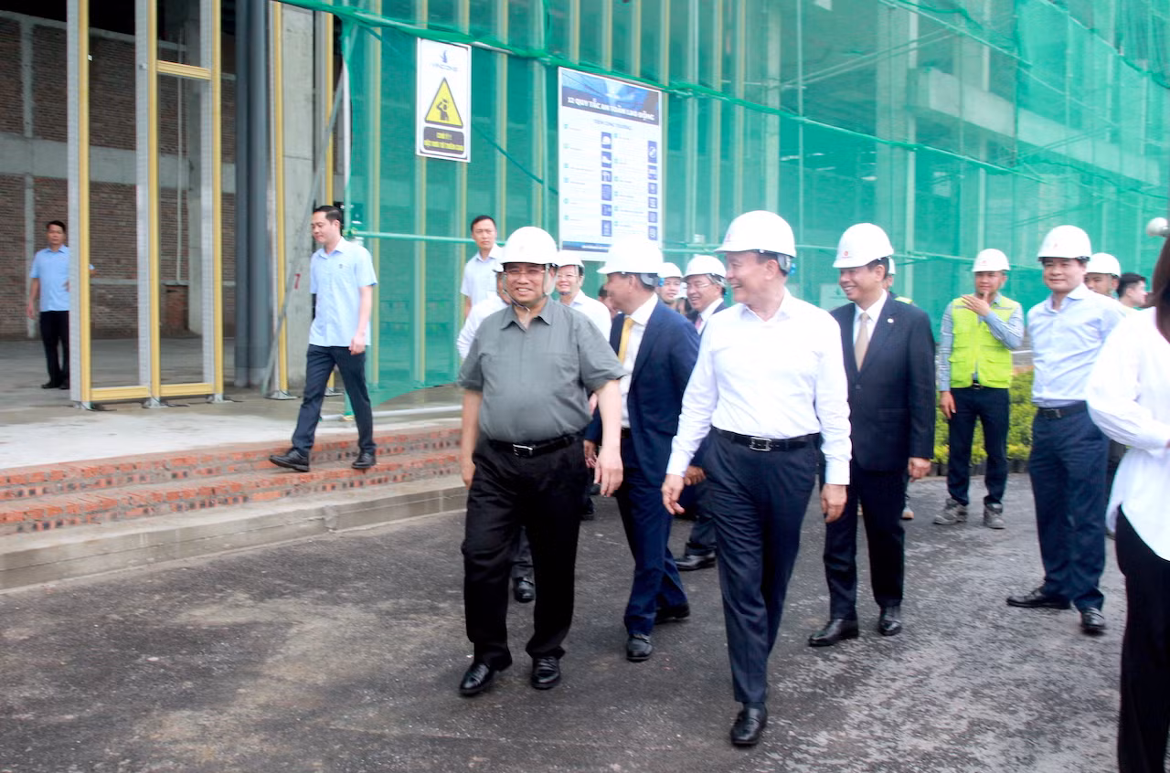 Bảo đảm tiến độ công trình biểu tượng cho sự lớn mạnh của đất nước qua 80 năm -0