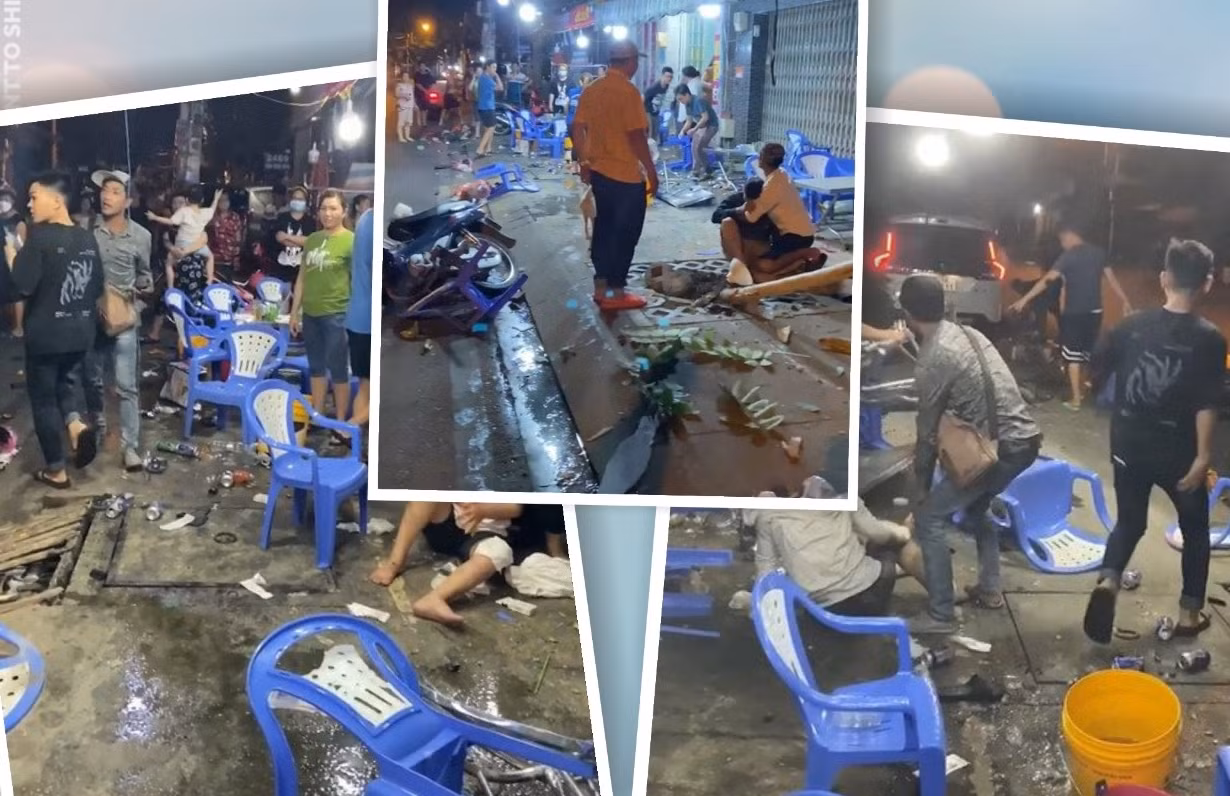 Tài xế nồng nặc mùi bia rượuLao xe vào quán ốc vỉa hè -0