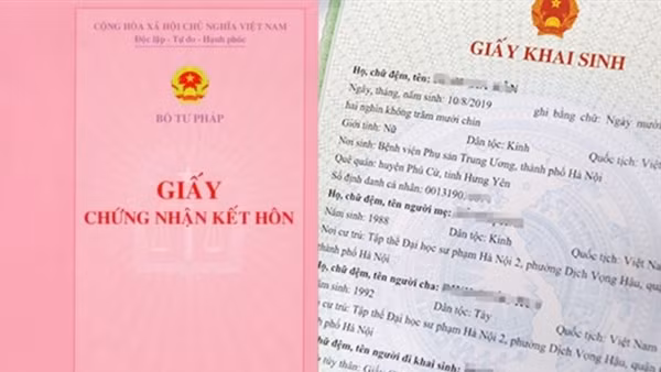 Có thể dùng giấy khai sinh, giấy chứng nhận kết hôn điện tử từ ngày 18/2