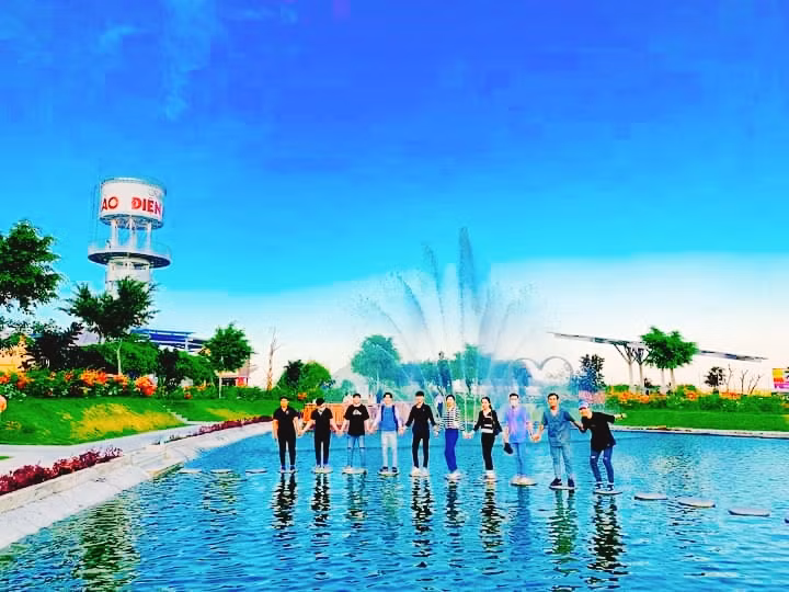 Khu du lịch sinh thái An Hảo sáng điện đón xuân -1