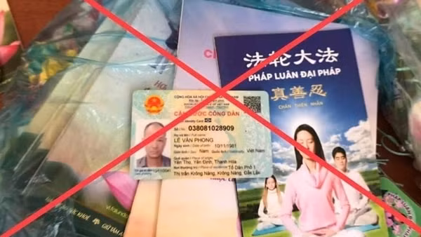 Phạt hành chính nhóm đối tượng tuyên truyền trái phép pháp luân công