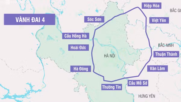 Hà Nội bàn phương án tiền khả thi đầu tư đường vành đai 4 - Vùng Thủ đô