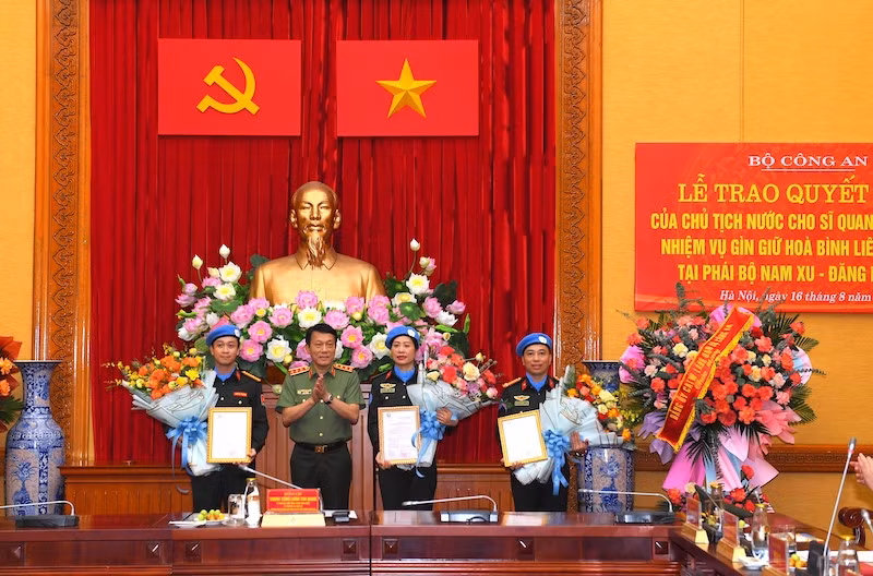 Bộ Công an đã cử 7 sĩ quan đi thực hiện nhiệm vụ gìn giữ hoà bình Liên hợp quốc -0