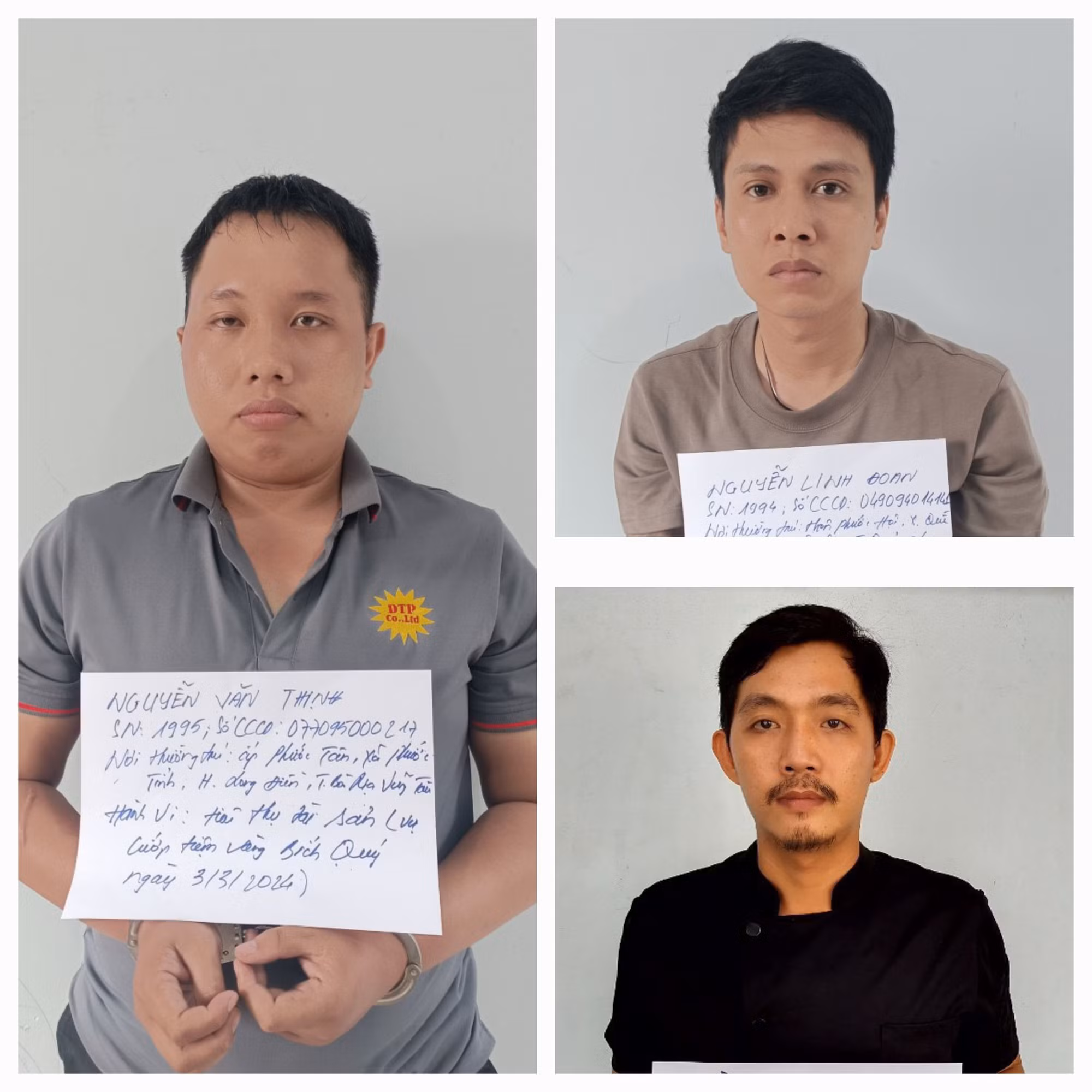 Bắt 2 đối tượng thực hiện vụ cướp tiệm vàng ở Bình Dương -0