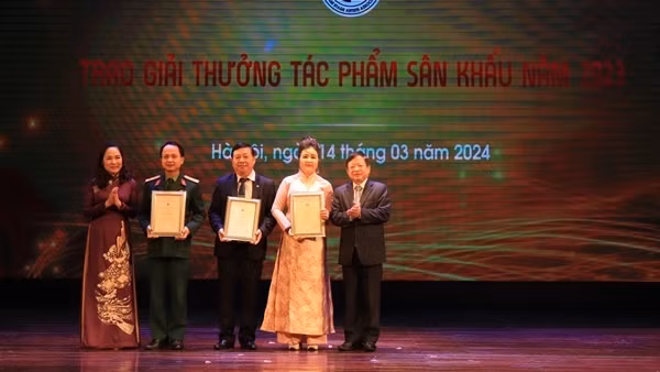 Giải thưởng Sân khấu năm 2023 không có giải A cho vở diễn, kịch bản