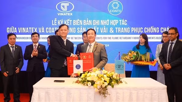 Tập đoàn Dệt may Việt Nam xuất khẩu vải, quần áo chống cháy