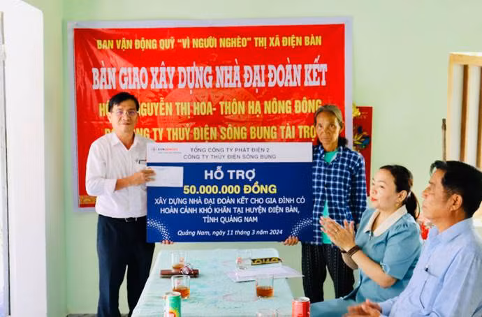 Thủy điện Sông Bung trao sinh kế cho người dân nghèo ở tỉnh Quảng Nam -0