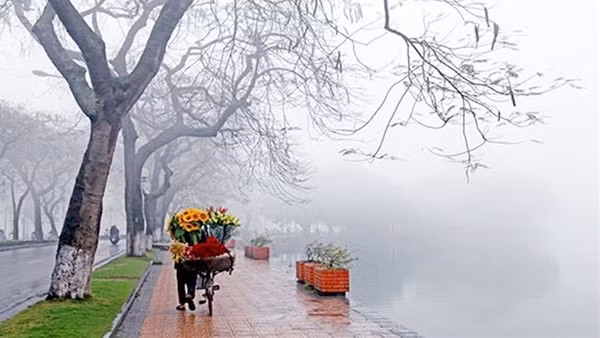 Miền Bắc trời rét, khô hanh; miền Trung mưa giảm ảnh 2