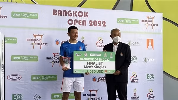 Lý Hoàng Nam lỡ hẹn với chức vô địch Bangkok Open 2022