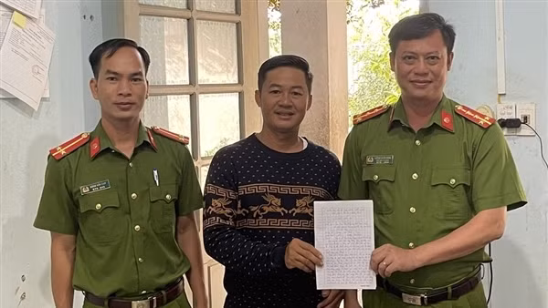 Người dân gửi thư cảm ơn Cảnh sát PCCC và CNCH Công an Đắk Nông