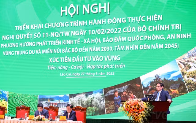 Thủ tướng: Tự tin, tự lực, tự cường để phát triển Vùng trung du và miền núi phía bắc xanh, bền vững và toàn diện -0