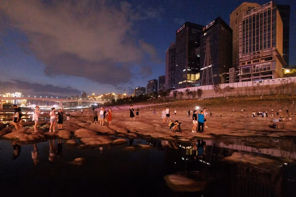 Sông Dương Tử cạn nước -0