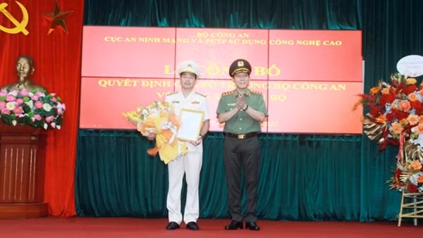 Điều động Đại tá Lê Xuân Minh giữ chức vụ Phó Cục trưởng Cục An ninh mạng và Phòng, chống tội phạm sử dụng công nghệ cao