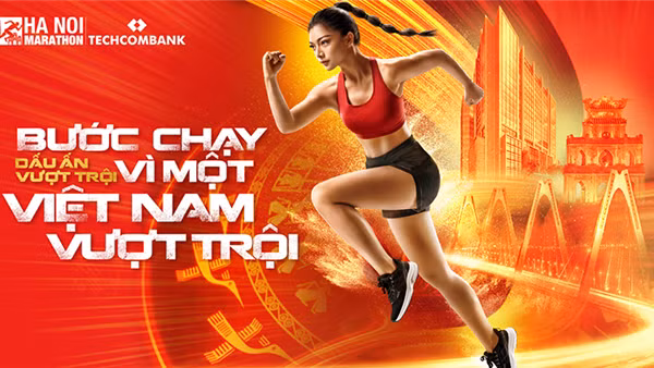 “Dấu ấn vượt trội”- Giải chạy Marathon Techcombank lần đầu tổ chức tại Hà Nội