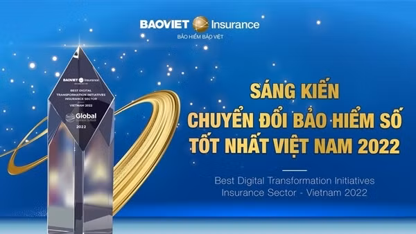 Bảo hiểm Bảo Việt nhận giải thưởng “Sáng kiến chuyển đổi bảo hiểm số tốt nhất Việt Nam 2022”