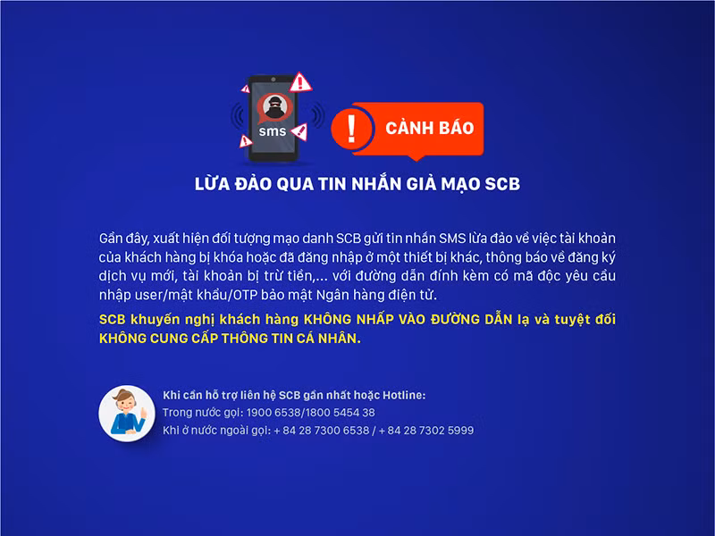 Cảnh báo lừa đảo qua tin nhắn giả mạo -0