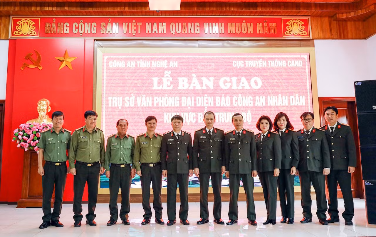 Văn phòng đại diện Báo CAND khu vực Bắc Trung Bộ tiếp nhận trụ sở mới tại Nghệ An -0
