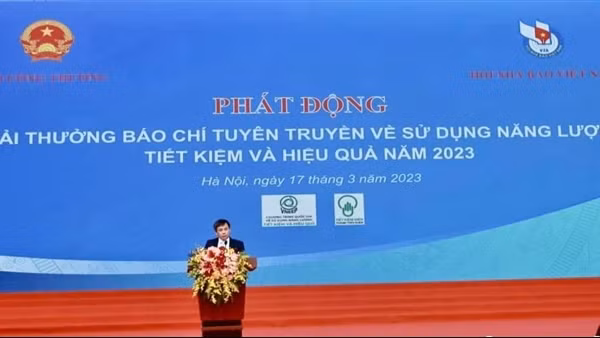 Phát động giải thưởng báo chí tuyên truyền về sử dụng năng lượng tiết kiệm năm 2023