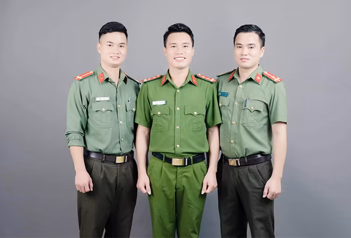 Ba anh em 9X cùng nỗ lực trong màu áo CAND -0