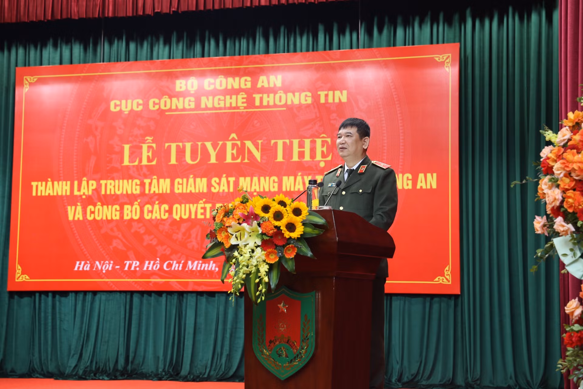 Thành lập Trung tâm Giám sát mạng máy tính Bộ Công an -0