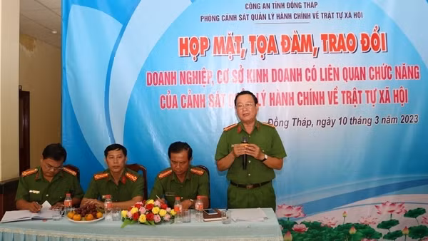 Tháo gỡ khó khăn cho các cơ sở kinh doanh có điều kiện về ANTT