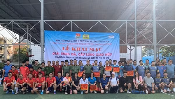 Sôi nổi chương trình giao lưu thể thao các đơn vị thuộc Bộ Công an tại TP Hồ Chí Minh