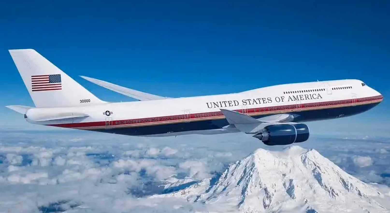 Hé lộ diện mạo mới của chuyên cơ chở tổng thống Mỹ Air Force One -1