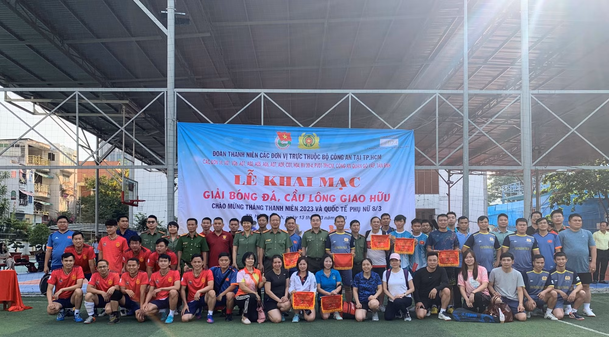 Sôi nổi chương chương trình giao lưu thể thao Văn phòng Bộ Công an -0