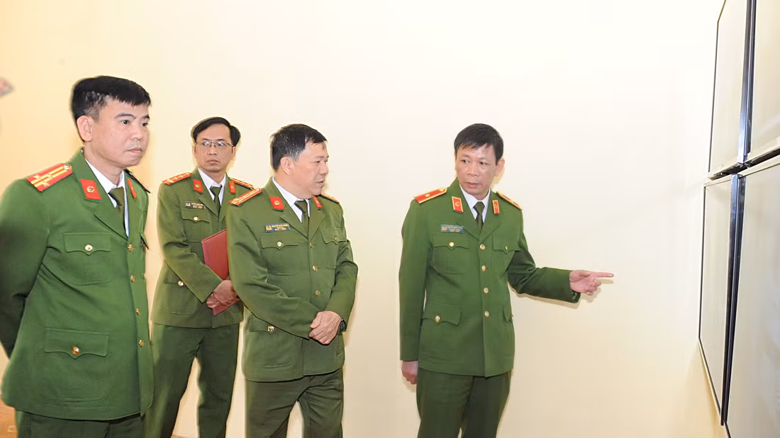 Kiểm tra công tác giam giữ, cải tạo phạm nhân tại Trại giam Tân Lập -0