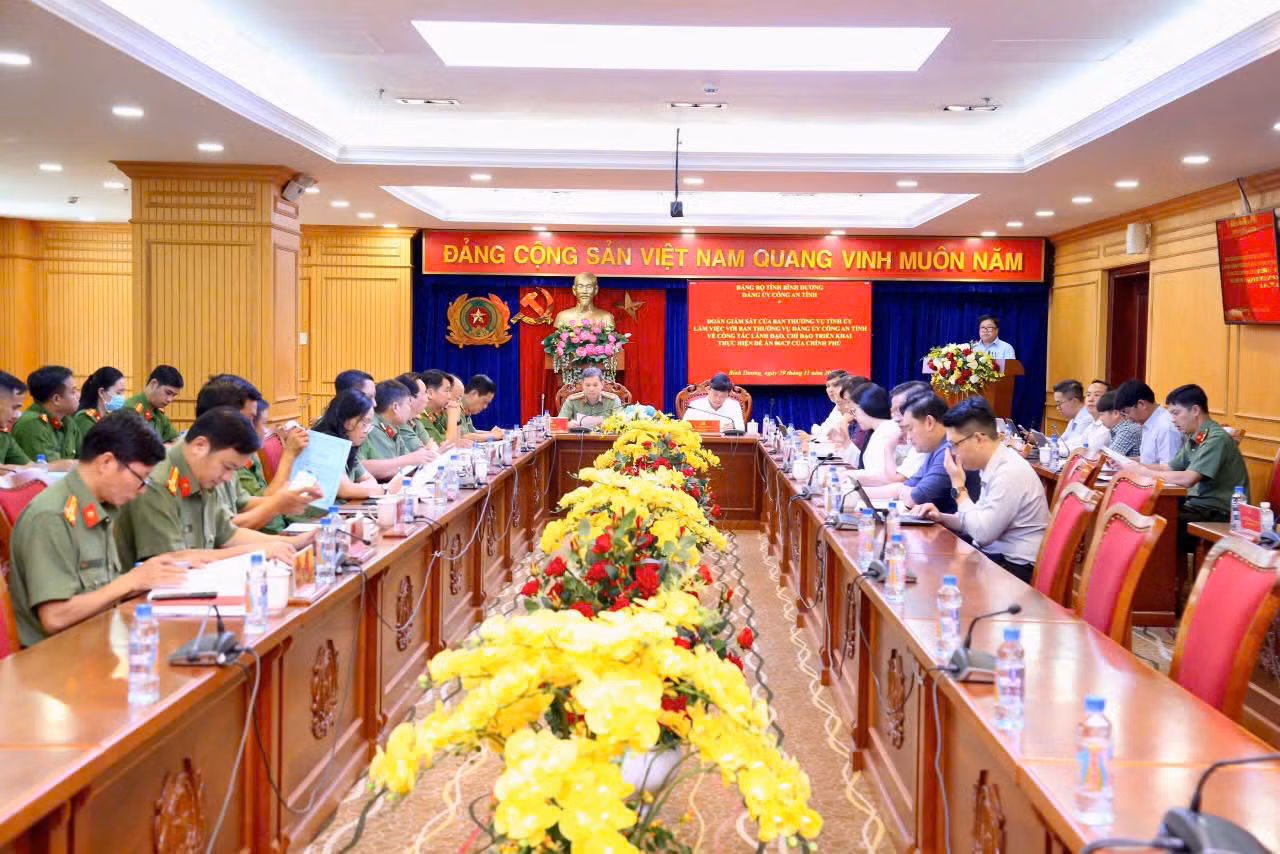 Công an tỉnh Bình Dương thực hiện tốt các nhiệm vụ Đề án 06/CP -0