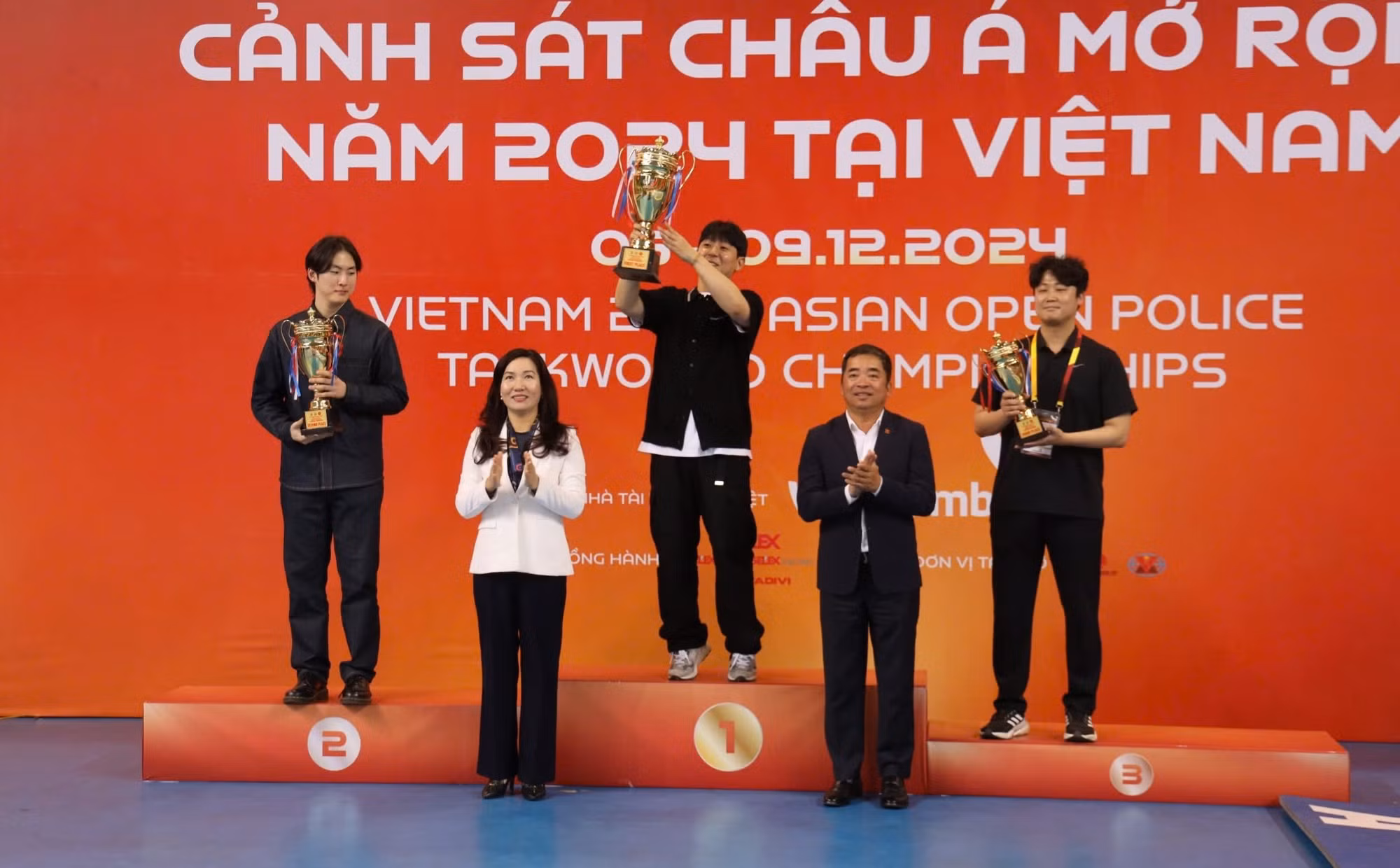 Đoàn vận động viên CAND Việt Nam đoạt giải Nhất Giải Taekwondo Cảnh sát Châu Á mở rộng năm 2024 -0