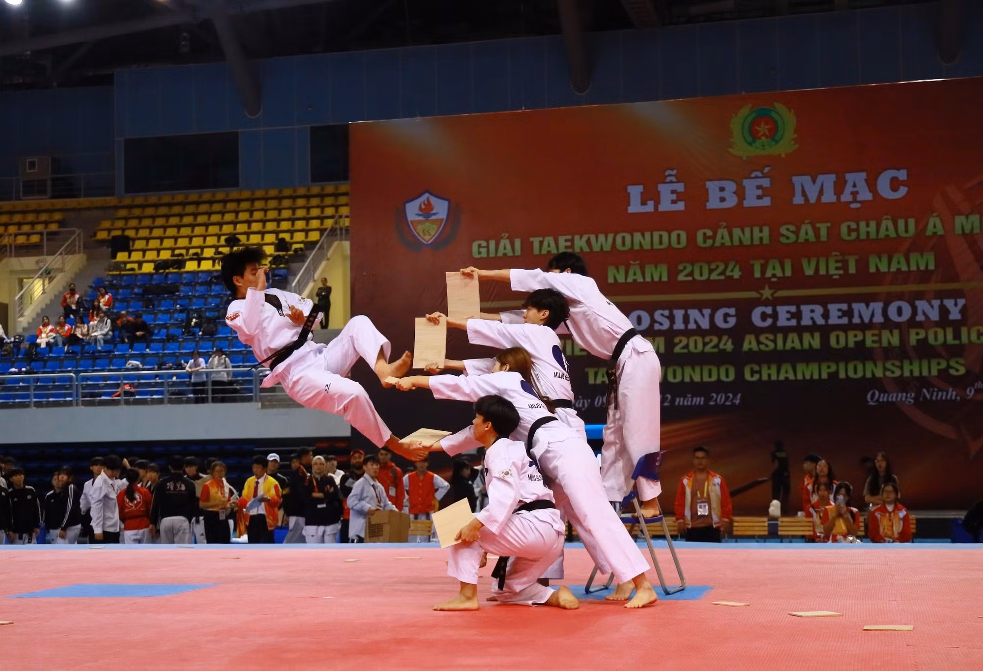 Đoàn vận động viên CAND Việt Nam đoạt giải Nhất Giải Taekwondo Cảnh sát Châu Á mở rộng năm 2024 -0
