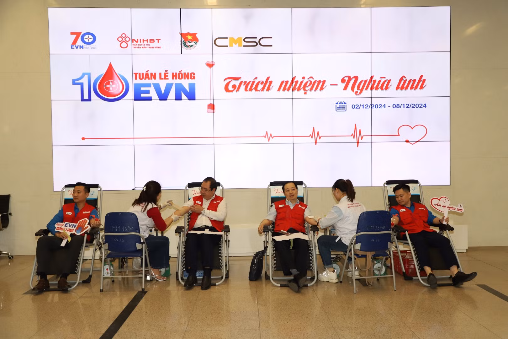 EVN phát động tuần lễ hiến máu nhân đạo -0
