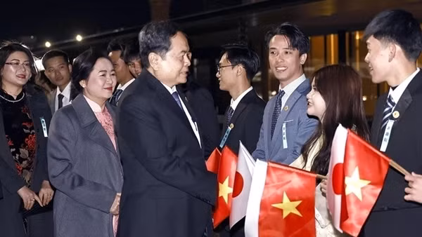 Chủ tịch Quốc hội Trần Thanh Mẫn và Phu nhân bắt đầu thăm chính thức Nhật Bản