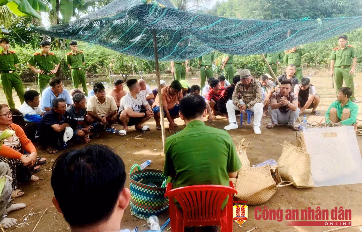 Công an tỉnh An Giang triệt xóa tụ điểm cờ bạc do Hiếu 