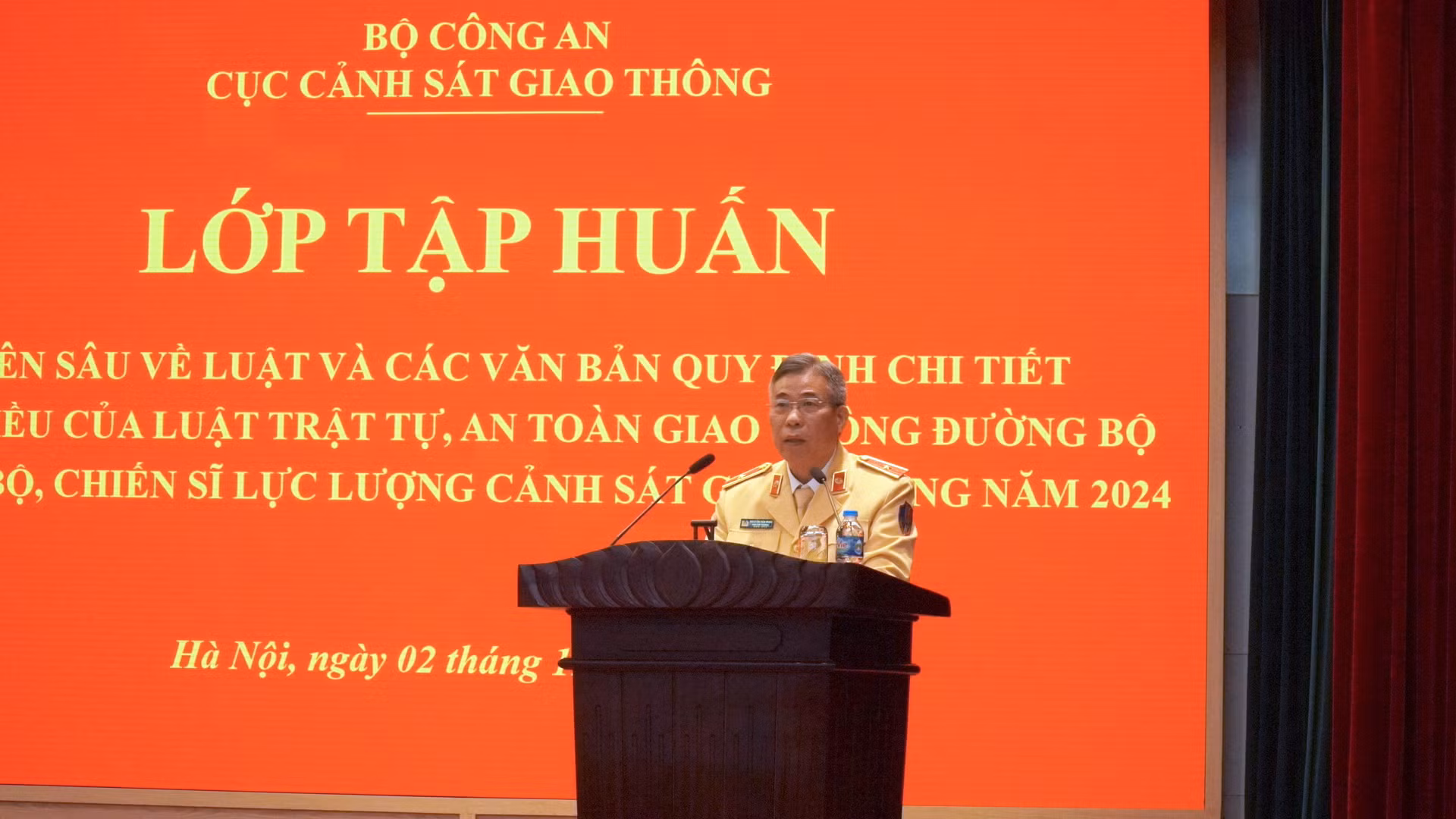 Tập huấn chuyên sâu về Luật trật tự an toàn giao thông đường bộ -0