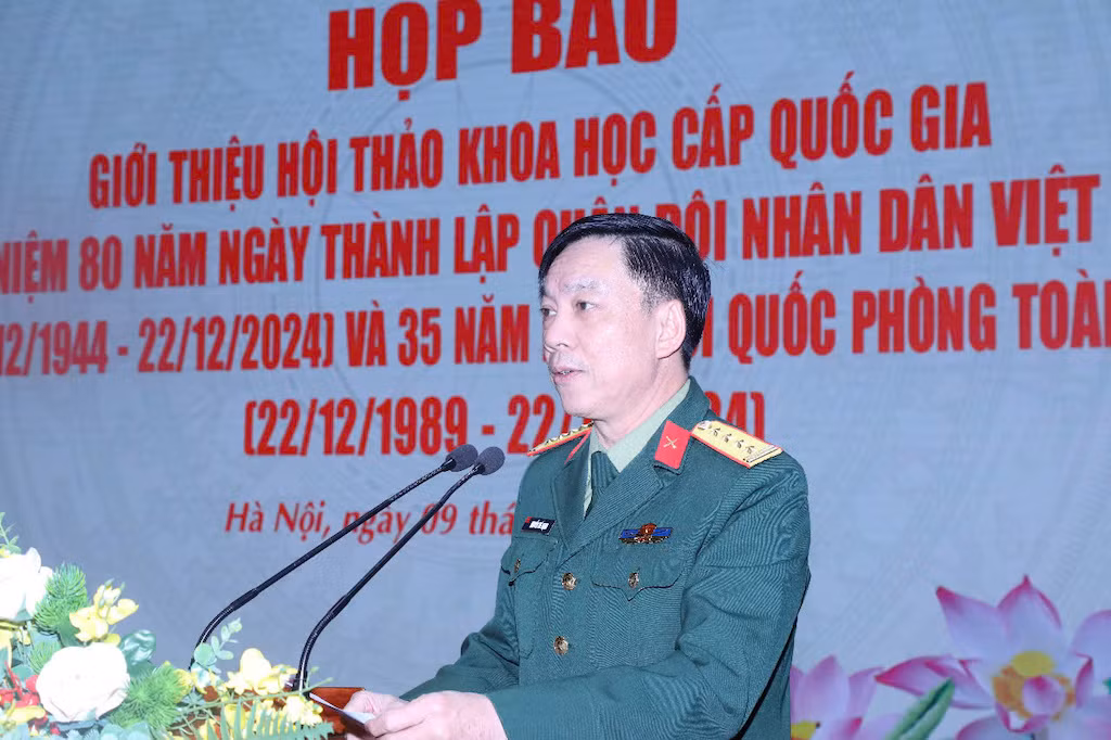 Hội thảo cấp quốc gia kỷ niệm 80 năm Ngày thành lập Quân đội nhân dân Việt Nam diễn ra ngày 14/12 -0