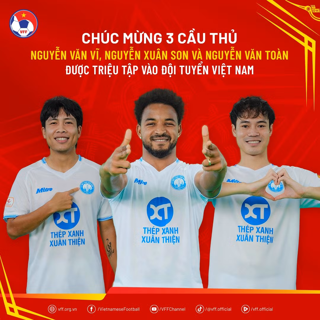 Chính thức: Cầu thủ nhập tịch Nguyễn Xuân Son được triệu tập lên đội tuyển Việt Nam -0