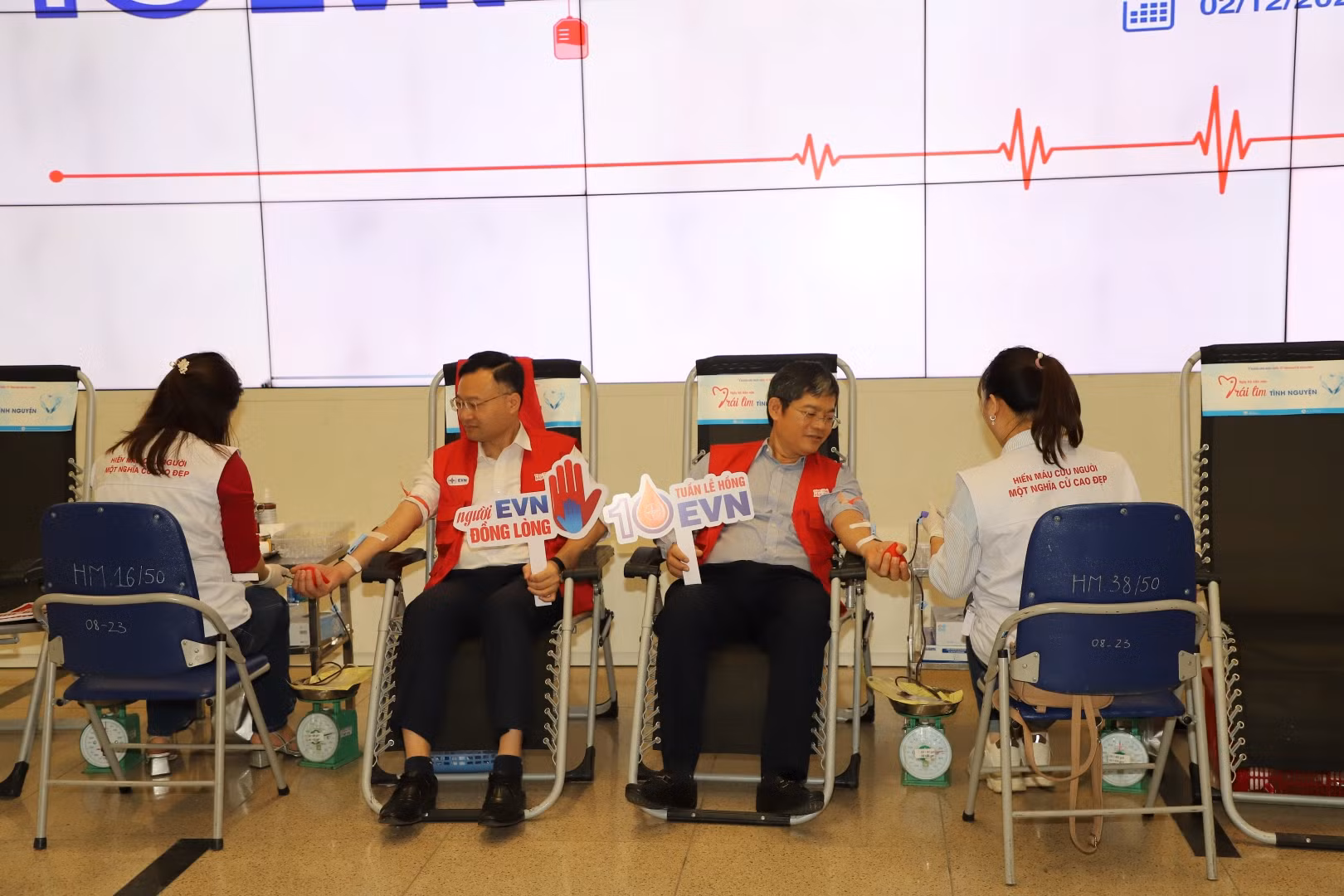 EVN phát động tuần lễ hiến máu nhân đạo -1