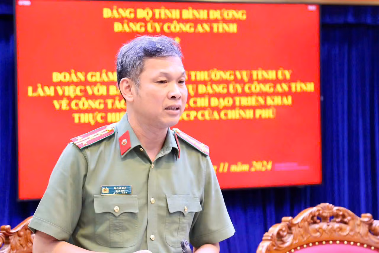 Công an tỉnh Bình Dương thực hiện tốt các nhiệm vụ Đề án 06/CP -0