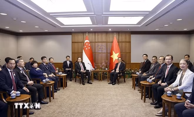 Việt Nam và Singapore chia sẻ lợi ích và tầm nhìn chiến lược chung -0