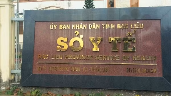 Kỷ luật Giám đốc, Phó giám đốc Sở Y tế Bạc Liêu