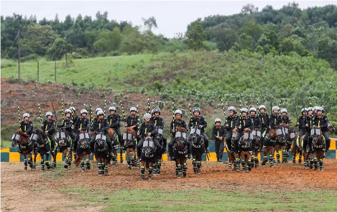 Lực lượng Kỵ binh Bộ Công an sẽ tham gia diễu hành tại Lễ hội cà phê Buôn Ma Thuột lần thứ 9 năm 2025 -0