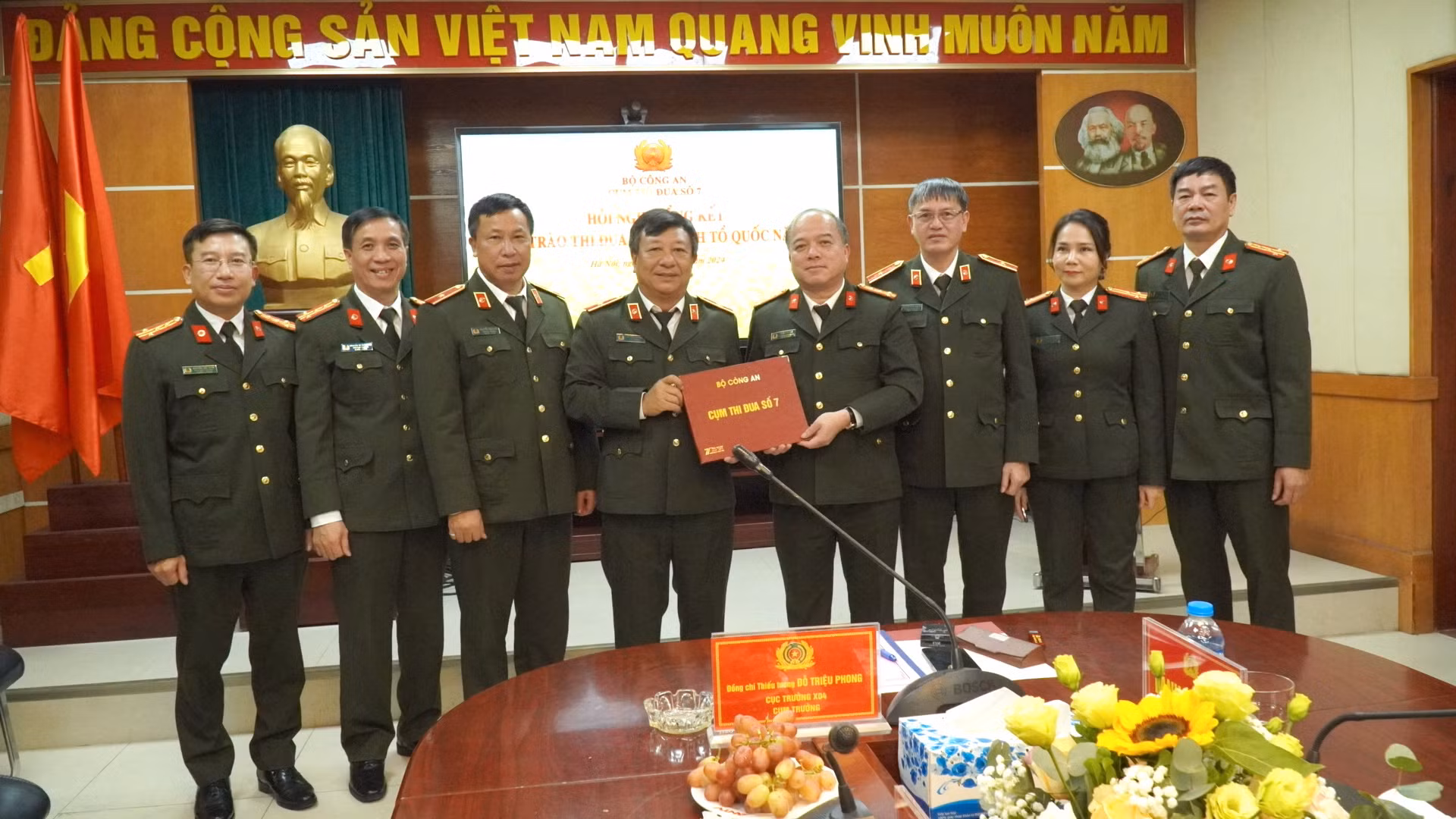 Cụm thi đua số 7, các đơn vị trực thuộc Bộ hoàn thành vượt mức 3 nhiệm vụ công tác lớn -0