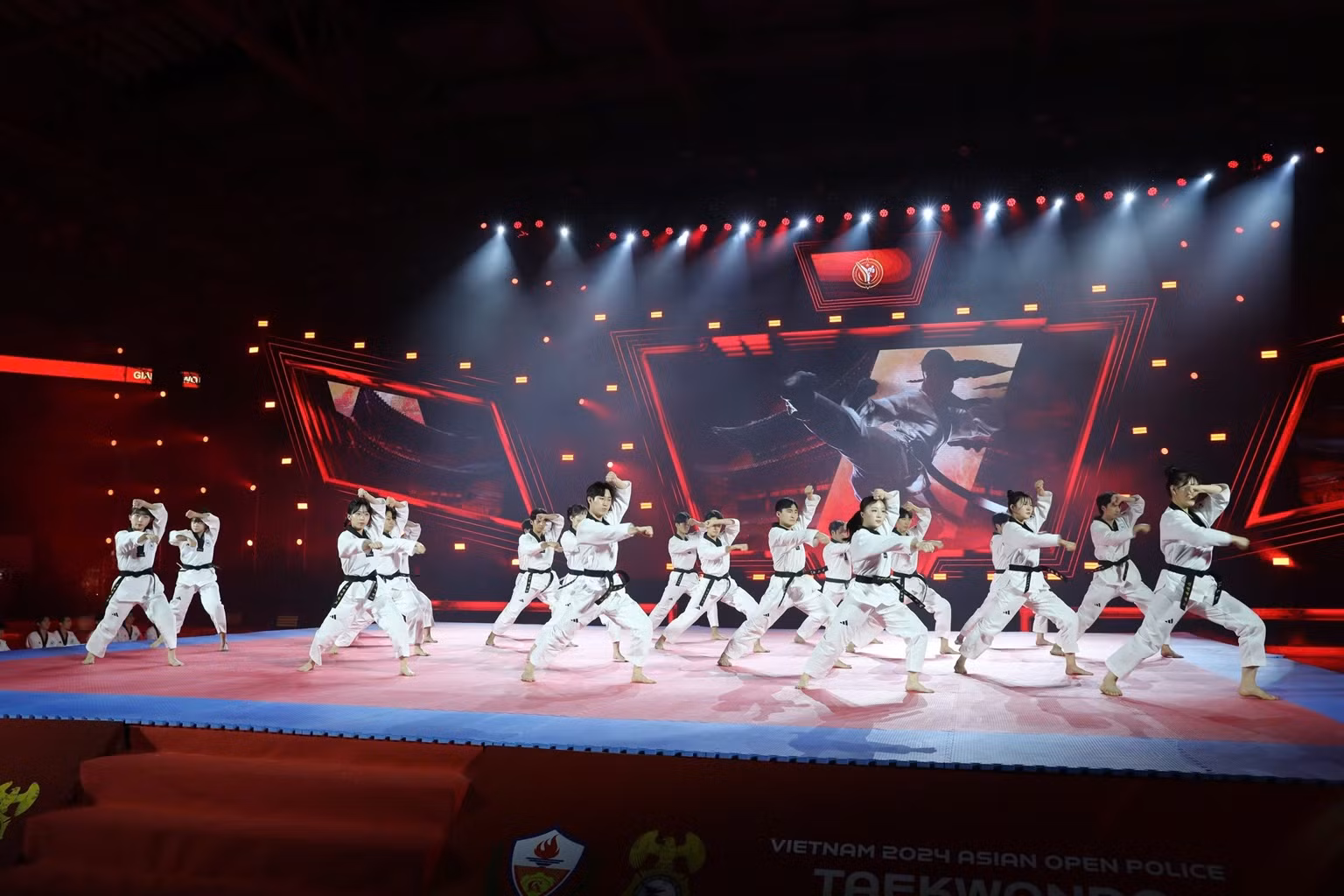 Sôi động Giải Taekwondo Cảnh sát Châu Á mở rộng năm 2024 -0
