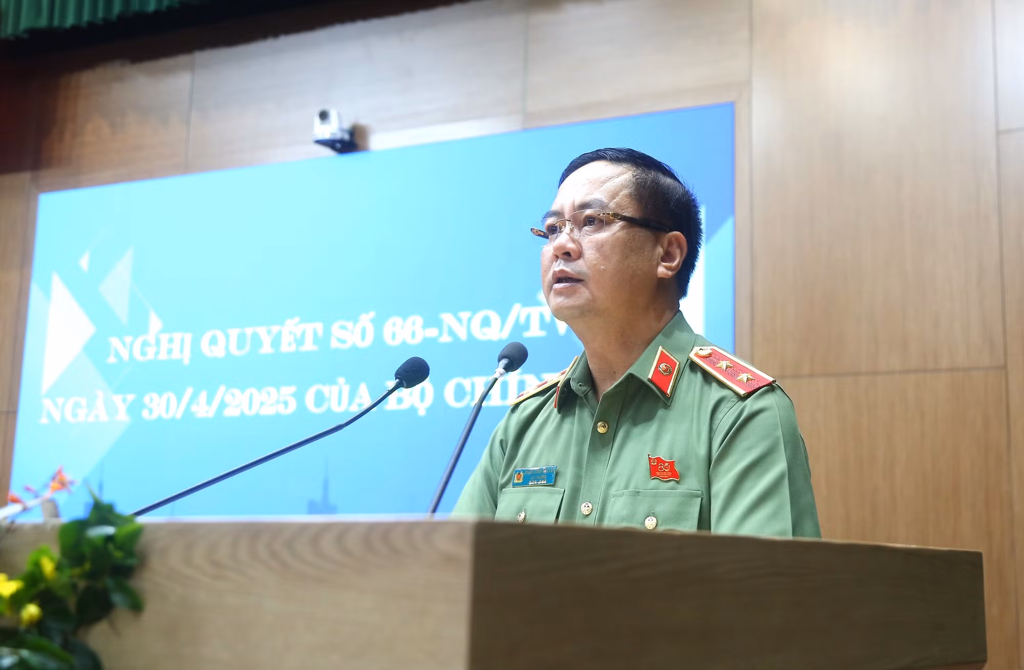 Bộ Công an tổ chức hội nghị triển khai chương trình hành động thực hiện Nghị quyết số 66-NQ/TW -0