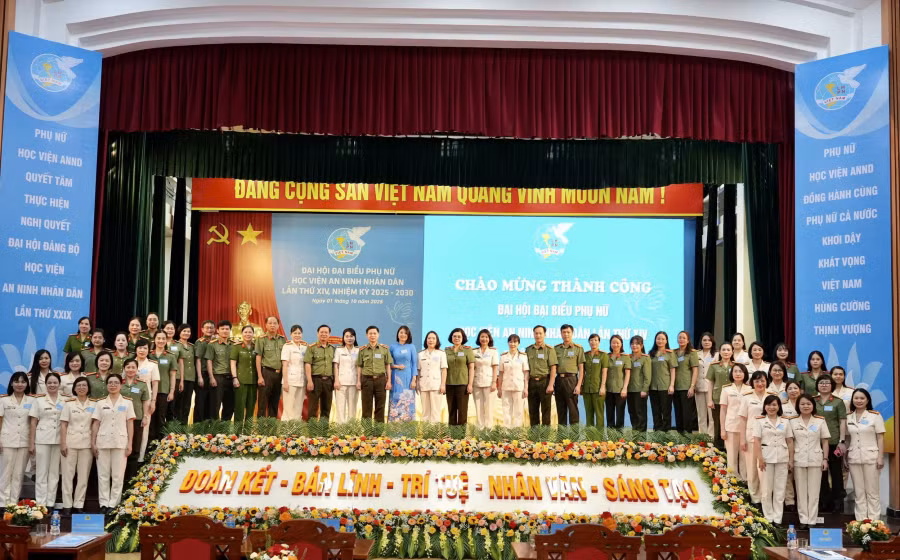 Hội phụ nữ Học viện ANND tiếp tục là điểm sáng tiêu biểu trong phong trào phụ nữ CAND -0